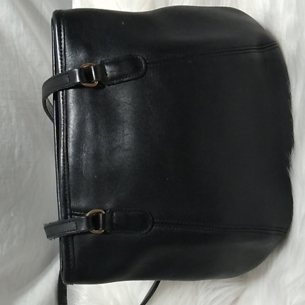 (#1) RARE! Coach Vtg Framed Leather Pouch Hinged Frame Closure - Picture 4 of 15